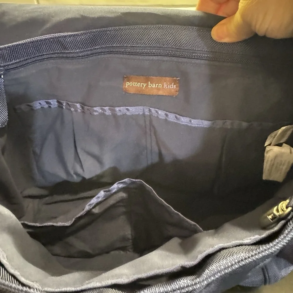 Pottery Barn Kids Navy The Ultimate Diaper Bag 'PARKER' New With‎ Tags